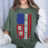 Personalized Best Dog Dad Ever Paw American Flag Comfort Shirt CH07 911526