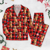 Custom 3D Dog Christmas Light Pajamas Personalized Puppy Pajamas Gift For Dog Lovers CH07 899998