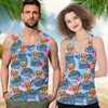 Custom Photo Hawaii Style Tanktop For Dog Lover TH10 894185