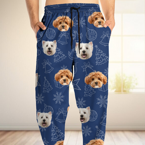 Custom Dog Photo Christmas Sweatpants Christmas Gift For Pet Lovers CH07 896450