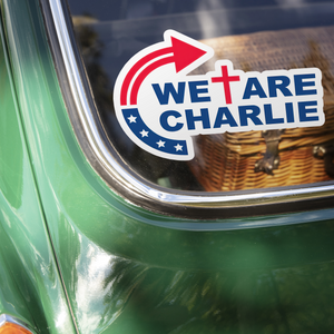 We are Charlie Kirk Car Window Decal Sticker LM32 67787