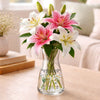 Custom Name Mom's Garden Love Grows Here Glass Vase - Personalized Mother’s Day Gift CH07 911234