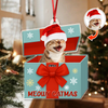 Custom Cat Photo Meowy Catmas Acrylic Ornament Gift For Cat Lovers HO82 900010
