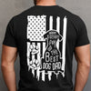 Custom Name Happy Father's Day To Best Dog Dad Flag Back Comfort Shirt HA75 921598