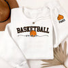 Personalized Kids Name Basketball Mom Sleeve Printed Sweatshirt LM32 895703