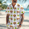 Custom Face Photo With Icon Hawaii shirt Gift For Dog Lovers CH07 911014
