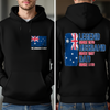 Legend, Husband, Dad And Grandpa - AUS Flag Version - Personalized Back & Front Dark Shirt TH10 894171