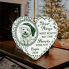 Custom Photo Once By My Side Forever In My Heart Memorial Heart Shaped Ceramic Ornament HA75 919194