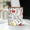 Personalized Christmas Holding Hands 3D Inflated Effect Mug TH10 170951