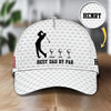 Personalized Best Dad By Par Golf AOP Classic Cap Father's Day Gift CH07 911450