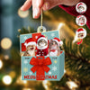 Custom Cat Photo Meowy Catmas Acrylic Ornament Gift For Cat Lovers HO82 900010