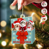 Custom Cat Photo Meowy Catmas Acrylic Ornament Gift For Cat Lovers HO82 900010