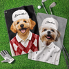 Custom Pet Photo Golf Towel - Gift For Dog Cat Dad Mom, Golf Lovers HO82 902364