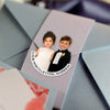 Personalized Couple Photo Roll Stickers, Custom Wedding Stickers, Engagement, Bridal Shower, Wedding Favor Labels HA75 921830