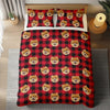 Custom Photo Dog With Christmas Pattern Quilt Bedding Set HA75 898228