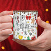 Personalized Christmas Holding Hands 3D Inflated Effect Mug TH10 170951