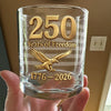 Custom Name Dad The Man The Myth The Legend US 250 Years Of Freedom 1776 - 2026 Whiskey Glass CH07 911480