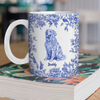 Custom Dog Breeds Chinoiserie Toile De Jouy Style Personalized Mug Gift For Dog Lovers HA75 892550