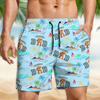 Custom Photo Dog Dad Stance Summer Beach Short LM32 893709