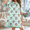Custom Funny Face Nightgown Gift For Wife, Girlfriend CH07 910364