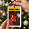 Custom Photo Our First Christmas Couple Wood Ornament HO82 903366