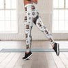 Custom Cat Photo With Paw Pattern Legging HO82 900532