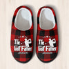 Custom Name The Golf Father Personalized Golf Christmas Slippers Gift For Golf Lovers HA75 919056