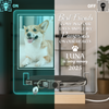 Custom Photo Best Friends Are Never Forgotten Memorial Acrylic Collar Frame TH10 894107