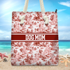 Personalized Dog Toile De Jouy Beach Tote Bag Gift For Dog Lovers HO82 894196