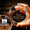 Custom Photo Father Of The Bride, Groom Engraved Rock Glass Gift For Father's Day LM32 668939