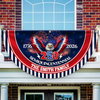 Custom Family Name Flag 250 Years America Non-Pleated Fan Flag CH07 910822