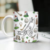 Personalized Papa Golf Mug With Kids Names 3D Inflated Effect Mug TH10 169845
