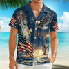 Personalized 4th of July 250th Anniversary Eagle American Flag Hawaiian Shirt LM32 669231