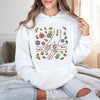 Personalized Mom Holding Hand Shirt with Kids Names, Floral Embroidery Effect Style T-Shirt, Mother's Day Gift CH07 911184
