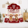 Custom Photo Christmas Would Be Boring Without Me For Dog Lover Pajamas TH10 894303