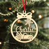 Personalized Name Christmas Wood Ornament Family Gift HA75 919182