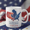 Custom Name The Heart Of The American Home White Mug LM32 897857