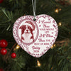 Custom Photo Once By My Side Forever In My Heart Memorial Heart Shaped Ceramic Ornament HA75 919194