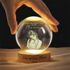 Custom Photo First Mother's Day As My Mom Crystal Ball LED Night Light LM32 899807