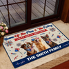 Home Of The Free & The Furry - 250 Years Of Freedom Personalized Doormat CH07 910340