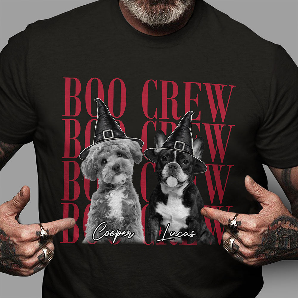 Custom Photo Boo Crew Halloween Comfort Shirt – Personalized Pet Lover Gift TH10 170517