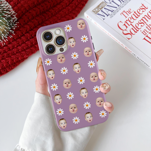 Custom Face Photo With Icon Phone Case Gift For Family LM32 895537