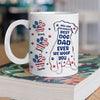 Custom Name You Are The World's Best Dog Dad Ever We Woof You American Flag Paw Mug TH10 170165