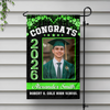 Custom Photo Congrats 2026 Diamond Glitter Graduation Garden Flag HA75 920456