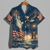 Personalized 4th of July 250th Anniversary Eagle American Flag Hawaiian Shirt LM32 669231