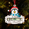 Custom Name And Character Christmas Wooden Money Holder Ornament, Personalized Holiday Cash Gift For Family TH10 171231
