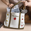 Custom Name Monogram Beach Bag Back to School Teacher Gift CH07 180020
