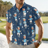 Custom Face Photo Golf Polo Shirt Gift For Golf Lover CH07 911176