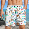 Custom Photo Dog Dad Stance Summer Beach Short LM32 893709