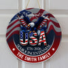 Custom Name Faith, Family & Freedom America 250 Years Personalized Door Sign HA75 898484